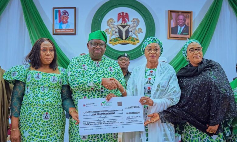 Oluremi Tinubu visits Plateau, donates ₦1bn to victims of unrest 1 IMG 20250703 WA0059
