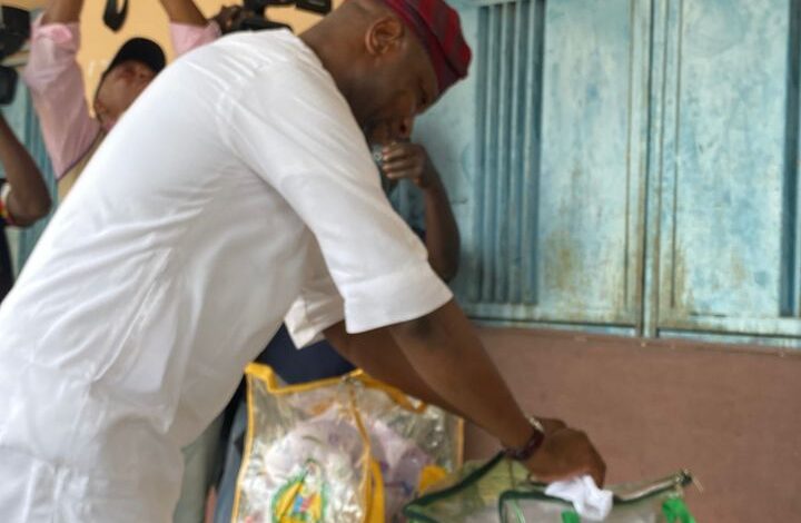Ex-Lagos PDP governorship candidate, Jandor votes in Ojo LG 5 IMG 20250712 WA0055