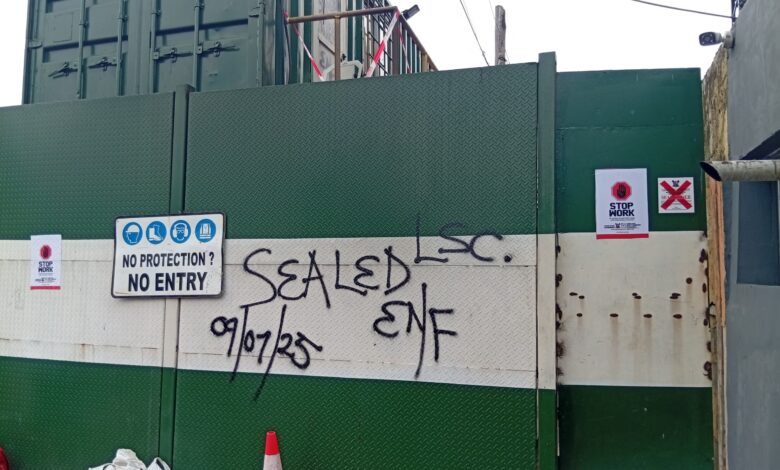 Lagos safety commission seals construction site, probes crane accident 1 IMG 20250713 WA0026