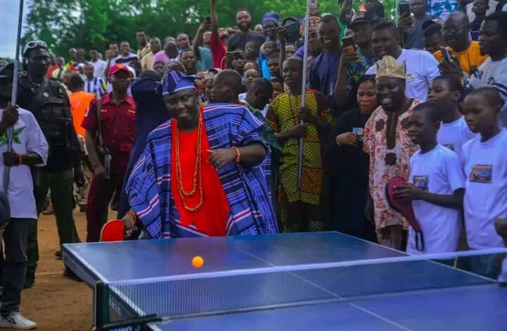 Alaafin Owoade celebrates 50th birthday with table tennis match 3 IMG 20250718 WA0004