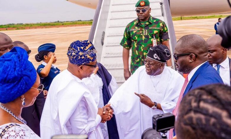 The president landed at Gateway Airport, and floodgates of goodwill were opened, by Kayode Akinmade 1 IMG 20250723 WA0011