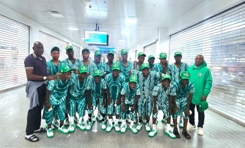Team Nigeria departs for inaugural African School Sports Championship in Algeria 1 IMG 20250724 WA0024
