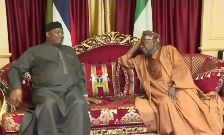 Gambian President Barrow pays condolence visit to Tinubu over Buhari’s death 3 IMG 20250726 WA0012