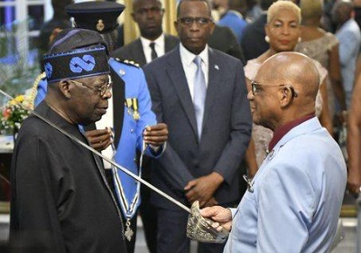 'Black race is not lazy' — Tinubu declares as Saint Lucia honours him 1