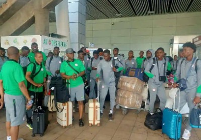 Flying Eagles arrive in Ghana for 2025 WAFU B U-20 Championship 1