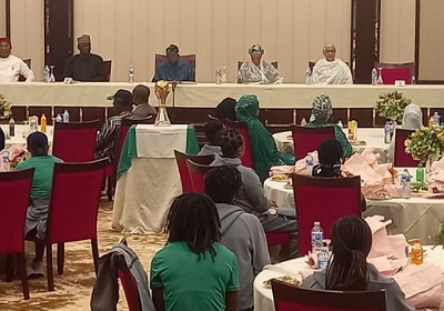 BREAKING: Tinubu confers national honour on Super Falcons, announces cash rewards, housing 1