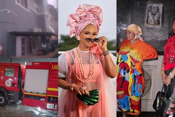 Fire guts Iyabo Ojo’s office, no lives lost 1 Iyabo ojo