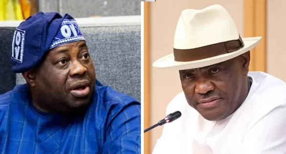 'Wike budgeted $30,000 to buy delegates in PDP presidential primary election' – Dele Momodu 1 Momodu and Wike 585x315 1