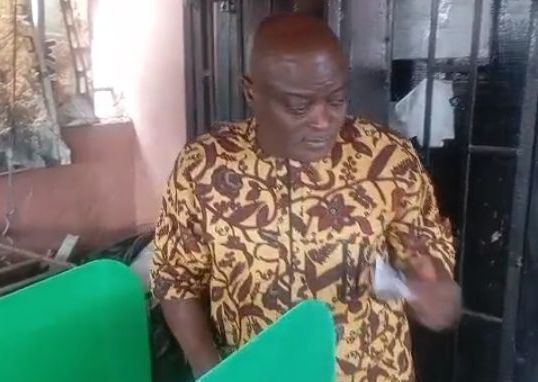 Obasa votes in Agege, hails peaceful conduct 1 Screenshot 20250712 1348183