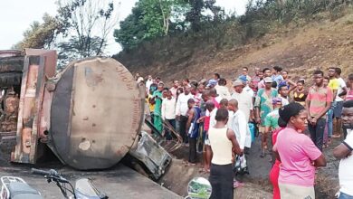 One injured as diesel tanker overturns in Ibadan 2 IMG 20250807 WA0008