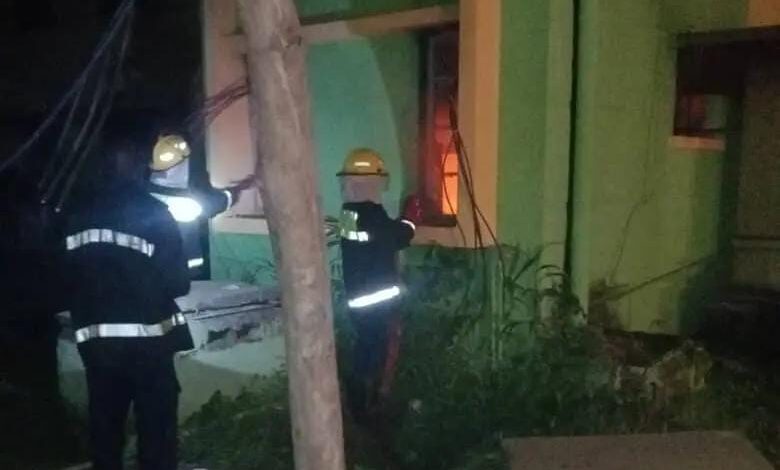 Fire destroys power house at Oyo Ministry of Lands 1 IMG 20250815 WA0005