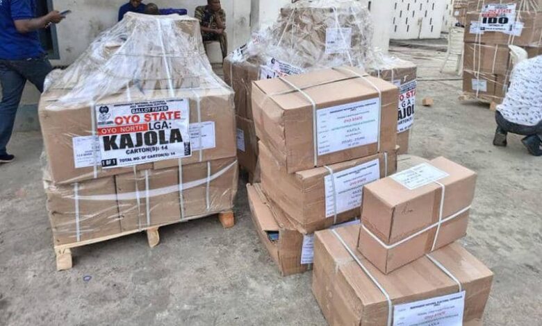 INEC receives sensitive materials ahead of by-election in Ibadan 1 IMG 20250815 WA0032