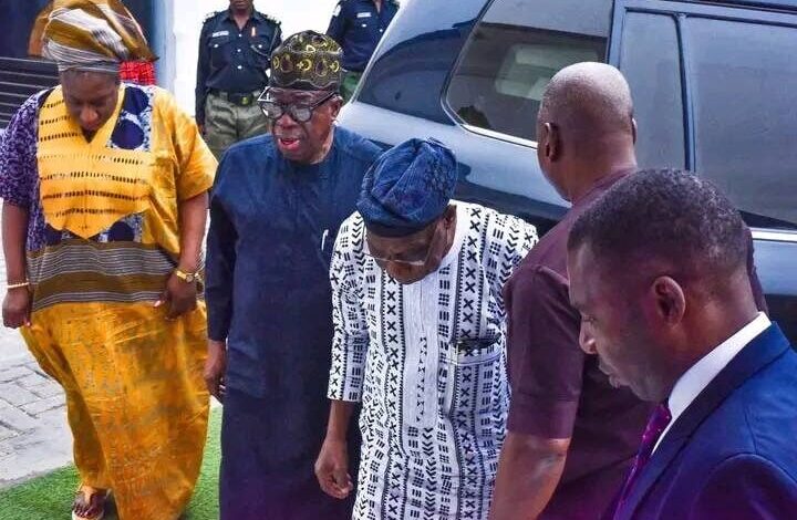 Former President Obasanjo pays courtesy visit to Alaafin of Oyo 1 IMG 20250829 WA0044