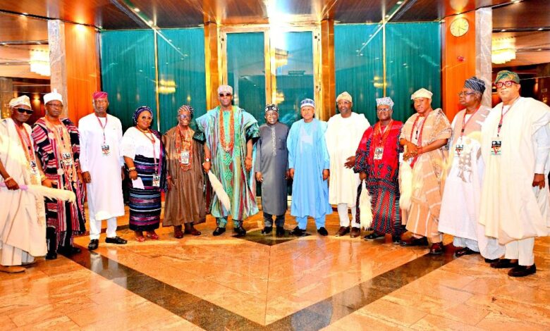 Soun seeks federal projects for Ogbomoso in visit to Tinubu 1 IMG 20250903 WA0022