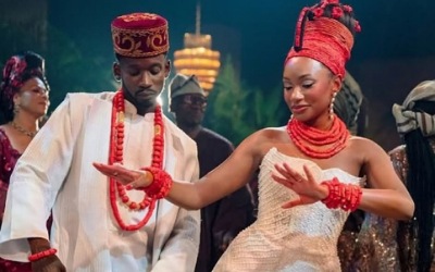 PHOTO NEWS: Mr. Eazi, Temi Otedola's classy wedding pictures break internet 5