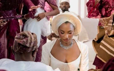 ‘He is now your boss, respect him' - Otedola gives wedding advice to daughter, Temi 3