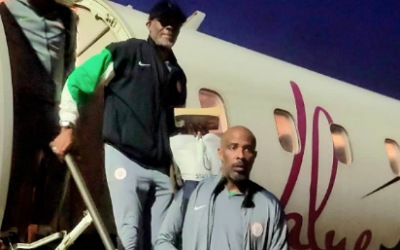 Super Eagles land in Bloemfontein ahead of South Africa clash 3