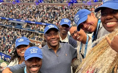 Makinde joins family, friends to watch US Open finals in New York 3