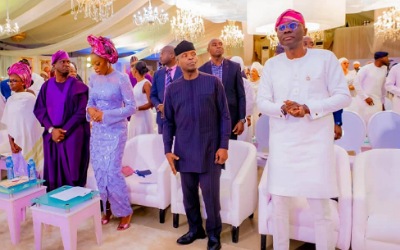PHOTO NEWS: Sanwo-Olu, Osinbajo, Alake, other dignitaries celebrate Doyin Abiola at service of songs 7