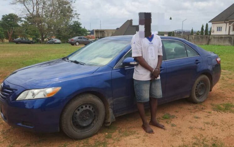 Police recover stolen Camry, bust car theft ring in Ondo 1 IMG 20250912 104156