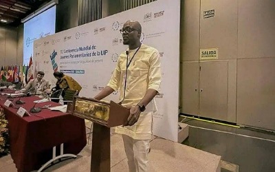Oyo lawmaker represents Nigeria at Global Youth Parliament in Lima 3