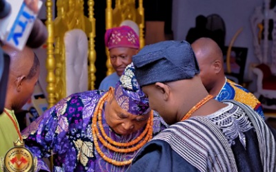 Alaafin honours Igbinedion at 91, urges return to cultural justice systems 3