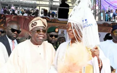 Tinubu says Nigeria’s economy on recovery path at Olubadan coronation 1