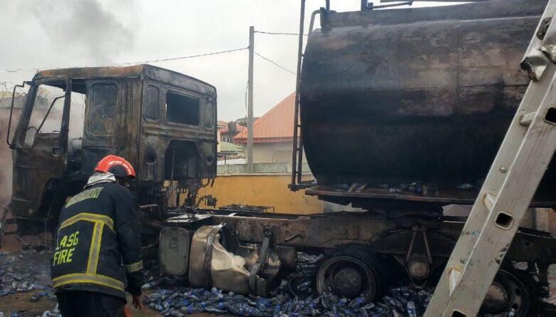 45,000-litre tanker catches fire in Lagos as firefighters avert catastrophe 3 f4df88a6 6deb 4834 9783 444111d85474 800x445 1