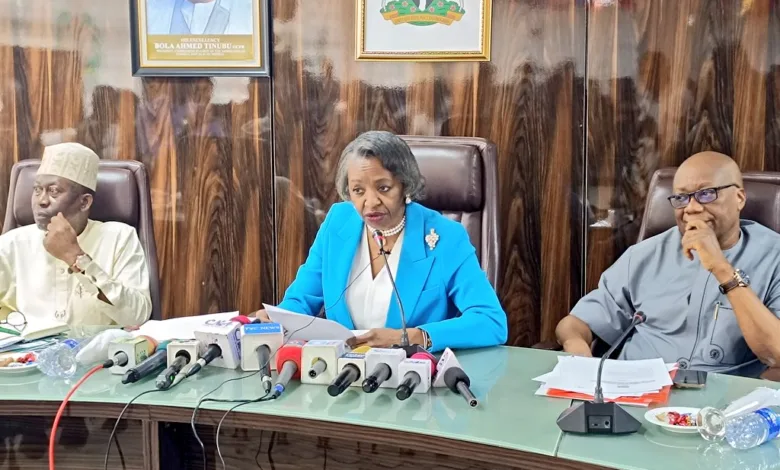 Acting INEC Chairman, Agbamuche-Mbu meets leadership of political parties 5 20251014 125758