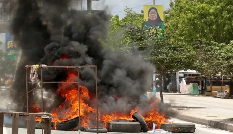 Protests spread across Tanzania after elections marred by unrest - By Basillioh Rukanga and Akisa Wandera 1 3280bb80 b5b9 11f0 ba75 093eca1ac29b.jpg