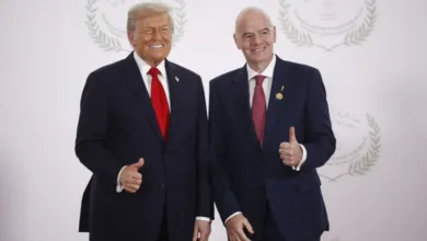 Why was FIFA President Infantino with Trump at Gaza peace summit in Egypt? 5 AFP 20251013 78MW84H v1 HighRes EgyptUsIsraelPalestinianConflictSummit 1760430376