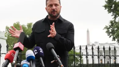 Ukraine’s Zelenskyy says Western parts found in Russian drones, missiles 11 AP25230840736843 1755573081