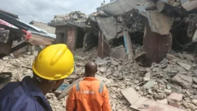 One dead, eight rescued as three-storey building collapses in Lagos 4 Building collapses in Lagos 542x340 1