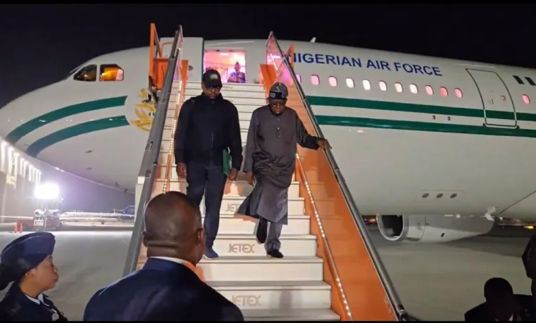 Tinubu arrives in Rome for Aqaba Process Security Summit 1 IMG 20251012 WA0029