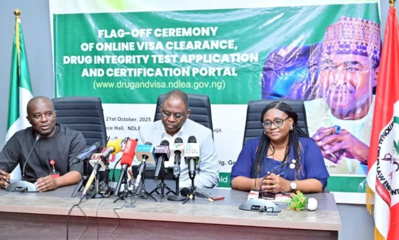 NDLEA launches online portal for drug integrity test, visa clearance certificate 1 IMG 20251024 WA0001