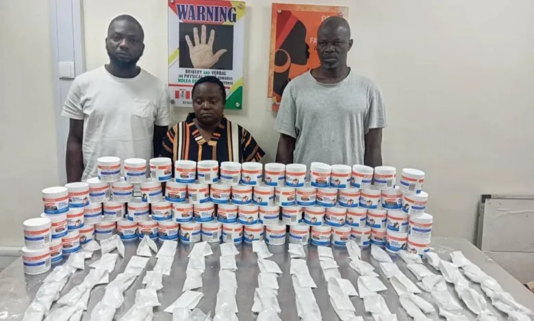 NDLEA uncovers UK-Bound cocaine in cream containers, meth in water heater 1 IMG 20251026 WA0016