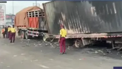 Tragedy as eight die in multi-truck collision on Kara Bridge 5 IMG 20251030 WA0033