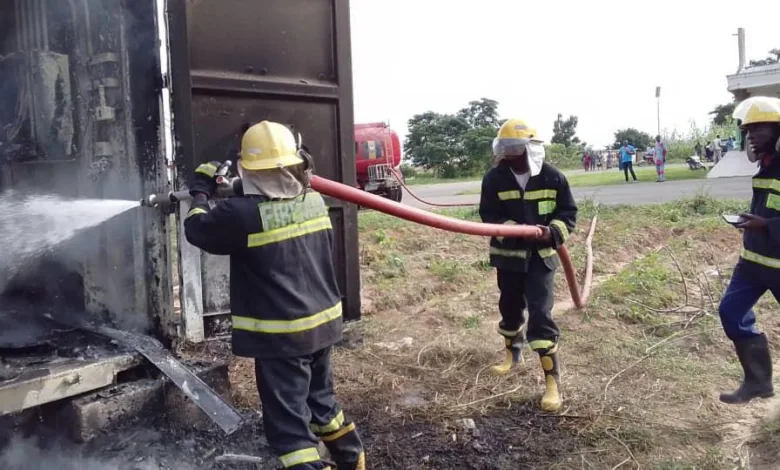 Fire guts Ogbomoso Local Government Secretariat 1 IMG 20251031 WA0000