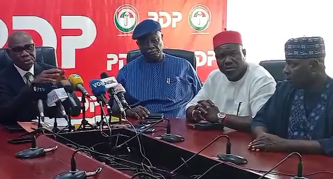 Rift in PDP as working committee refutes national secretary's forgery allegation 1 PDP