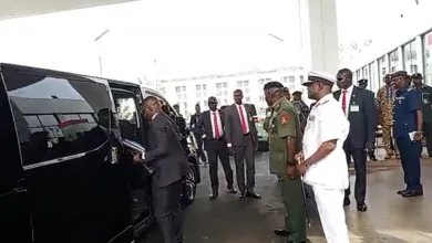 Newly appointed Service Chiefs arrive Senate for screening 23 Service Chiefs Arrive NASS For Screening1