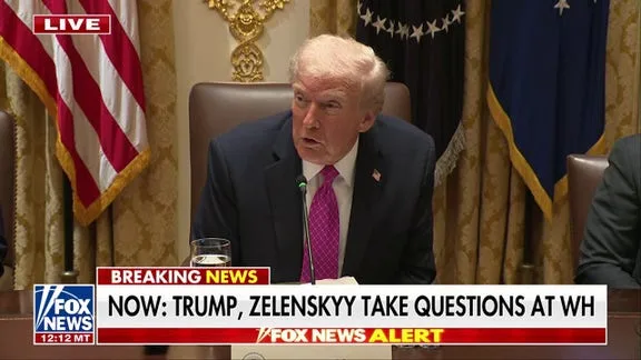 Trump says 'tremendous bad blood' between Zelenskyy, Putin delaying peace deal despite Middle East momentum 1 image