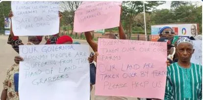 Ondo farmers protest farmland invasion, seek govt intervention 1 1762193271417