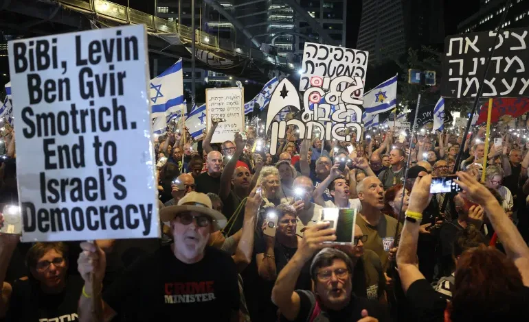Israel pushes US to close door on Palestinian statehood before UNSC vote 1 AFP 20251108 83GV38A v1 HighRes IsraelPalestinianPoliticsDemo 1763308099