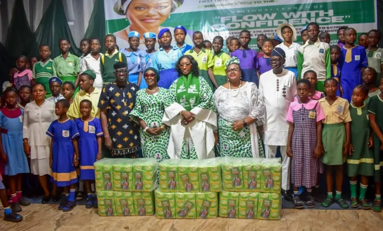 Oluremi Tinubu launches nationwide distribution of 370,000 sanitary pads to tackle period poverty 5 FB IMG 1764040618683