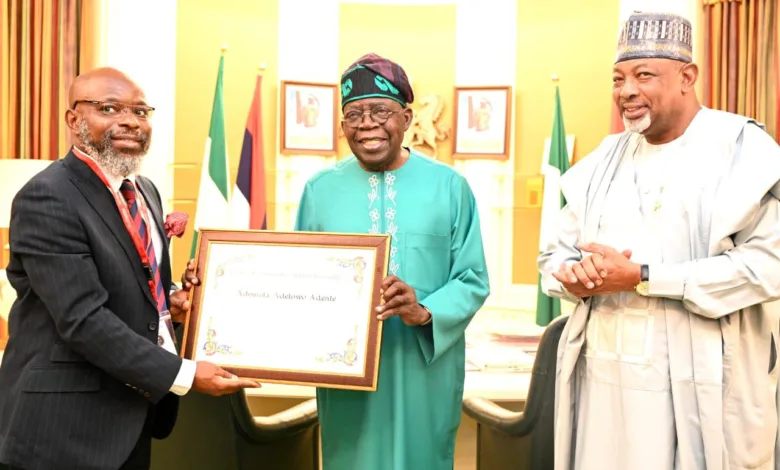 Tinubu celebrates Nigerian scholar Adenle, winner of Global Food and Peace Award 1 IMG 20251104 WA0007