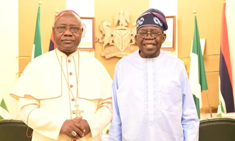 PHOTO NEWS: Tinubu meets Catholic Archbishop amid US pressure 3 IMG 20251104 WA0028