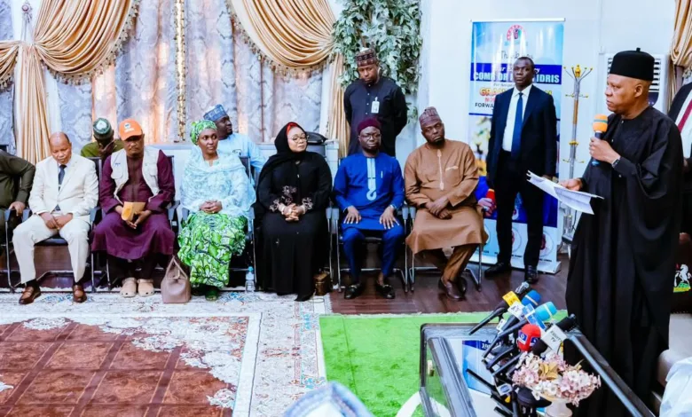 PHOTOS NEWS: VP Shettima meets Kebbi govt, families of abducted schoolgirls 3 IMG 20251119 WA0043
