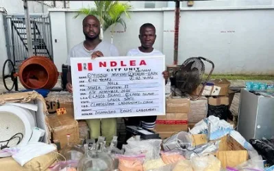 NDLEA arrests wanted drug kingpin, dismantles clandestine lab in Lagos 1
