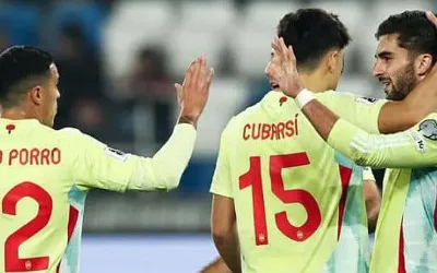 Spain close to sealing World Cup ticket after 4-0 demolition of Georgia 1