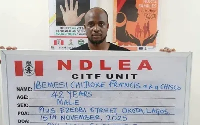 NDLEA arrests notorious Lagos drug baron, seizes over 1.7 tonnes of cannabis 1